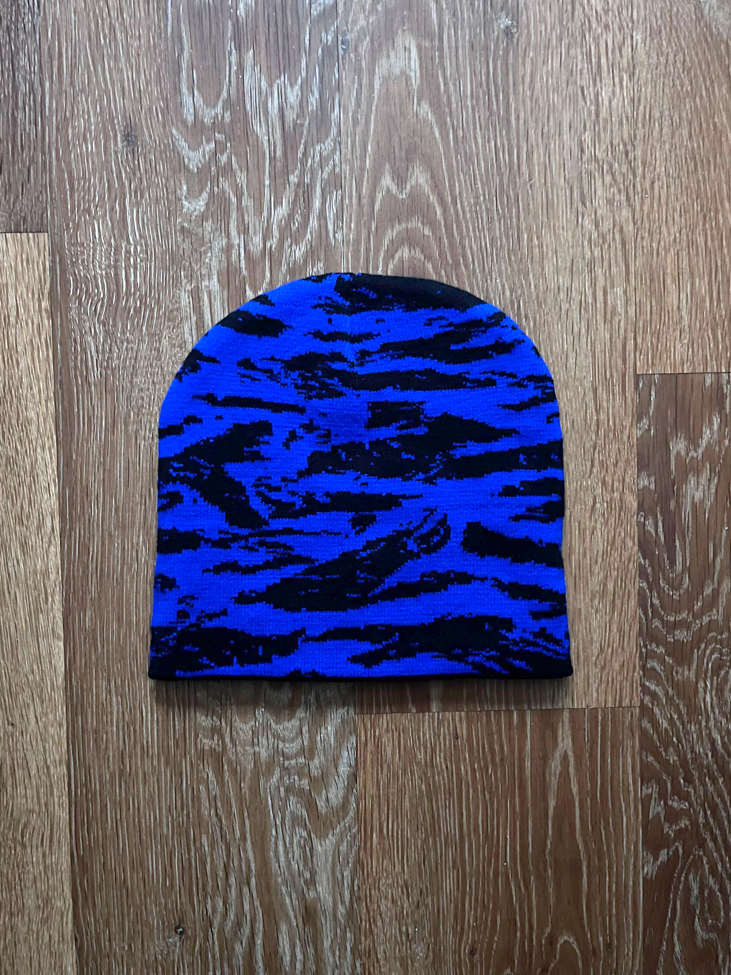 BLUE CAMO BEANIE