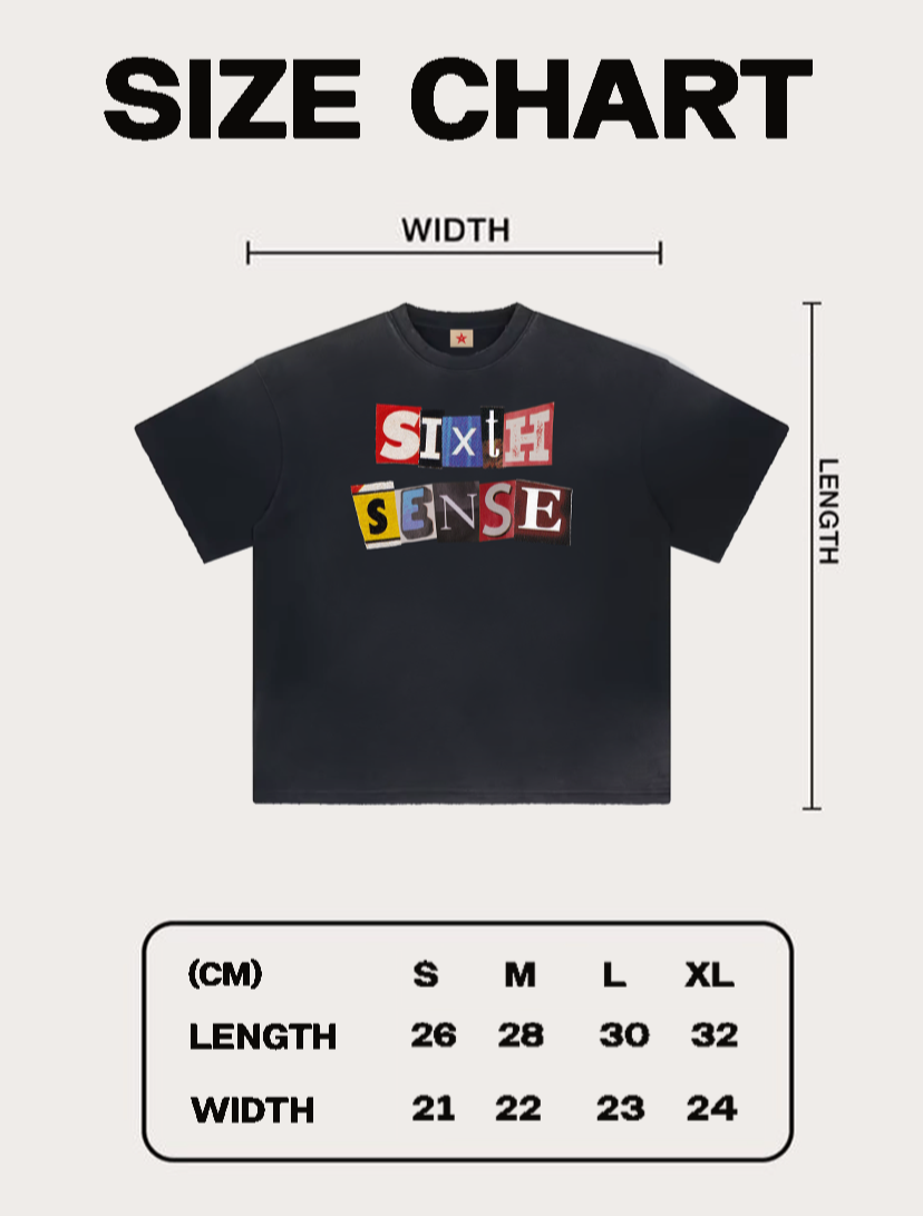 PAPER LETTERS T-SHIRT